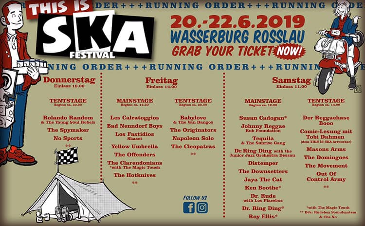 This Is Ska 2019 - timetable